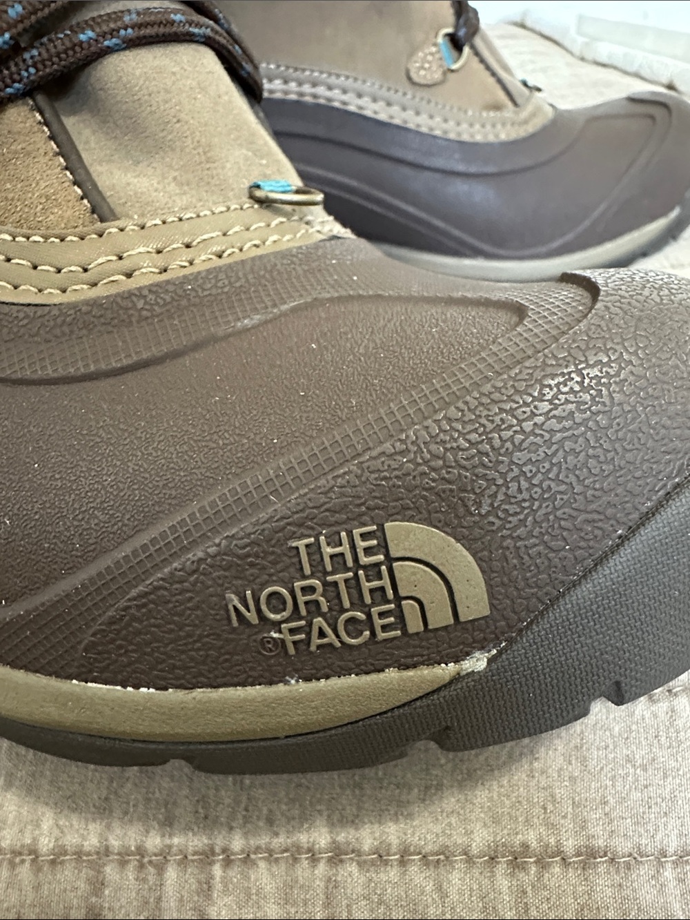The North Face Brown Lace-Up Waterproof Winter Heat Seeker Boots Sz 7.5 - Picture 4 of 11